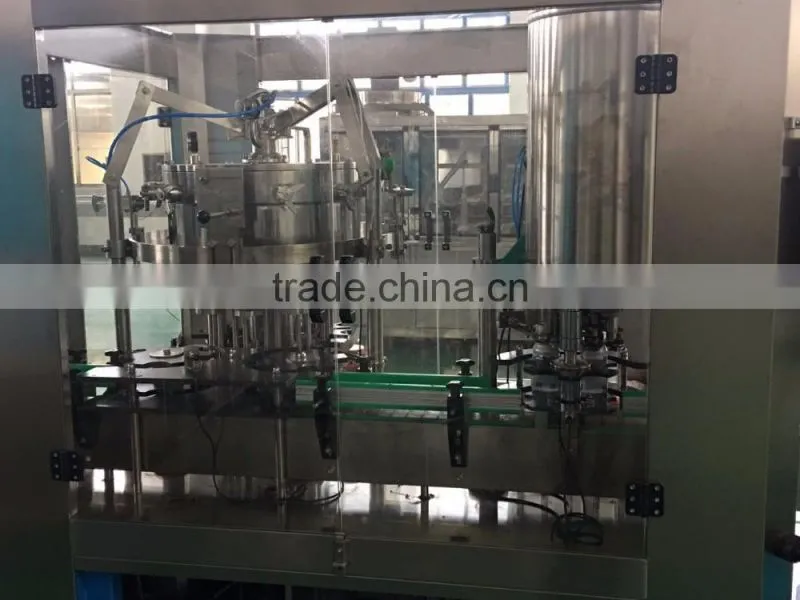 Automatic beer glass bottle filling washing production line
