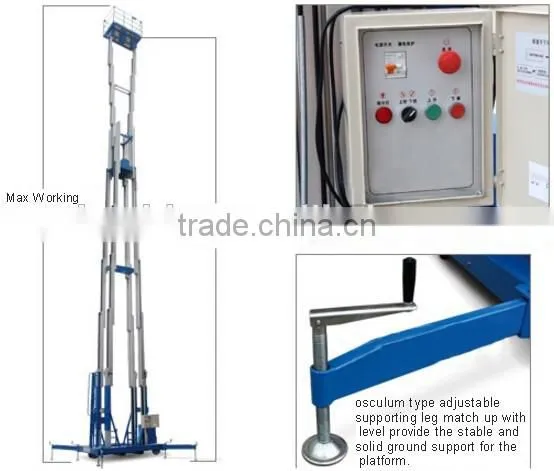 16m 20m Aluminum mobile electric Aerial Work platform