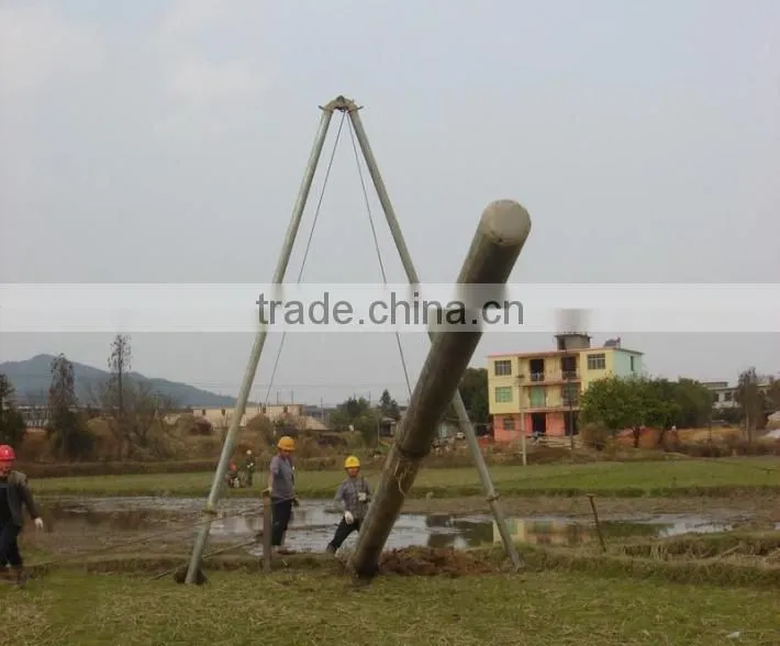 Aluminum Round Pipe Gin Pole