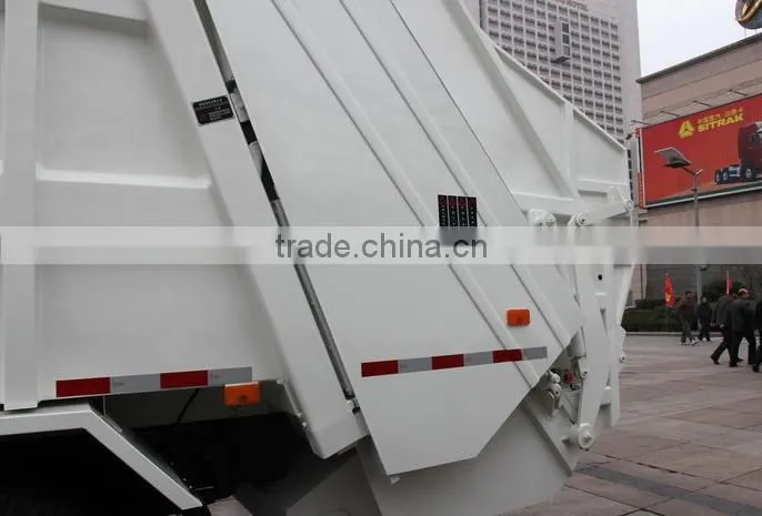 SINOTRUK HOWO 10 tons 6 wheel 4x2 garbage truck for sale