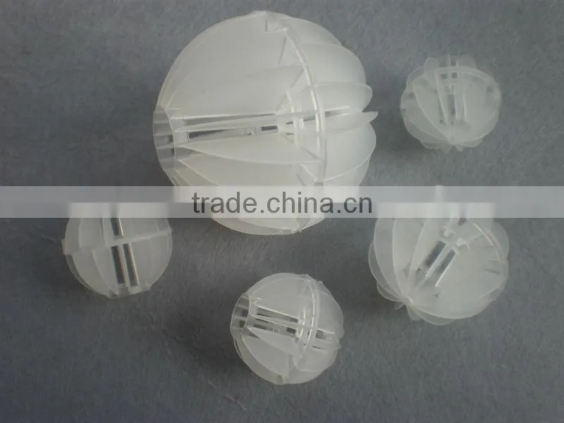 Plastic Hollow Sphere ball Packing in Removing Oil from Oily Sludge/ Polypropylene Plastic hollow Ball