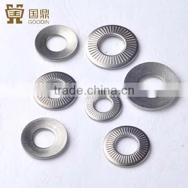 STAINLESS STEEL WASHER WITH SERRATION