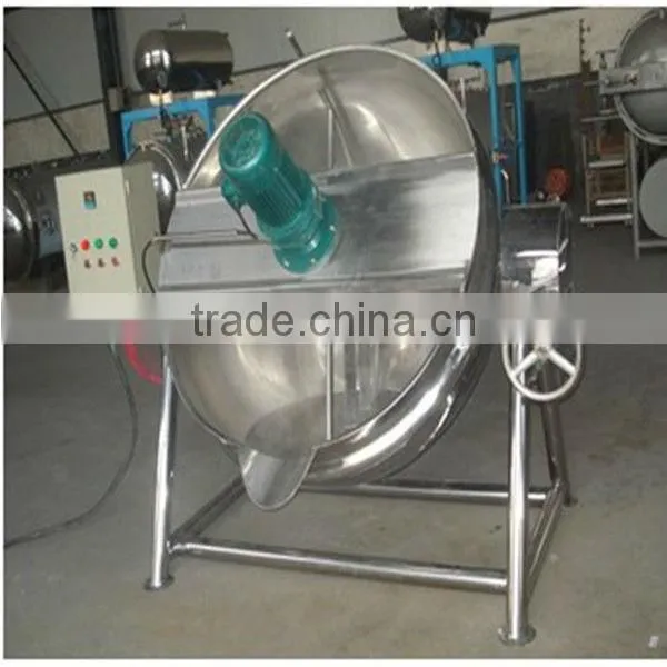 Electricity jacket boiler with mixer