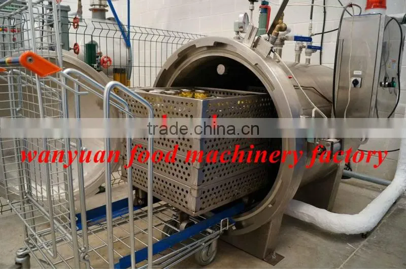 small scale sterilizer for glass jar food retort sterilizer