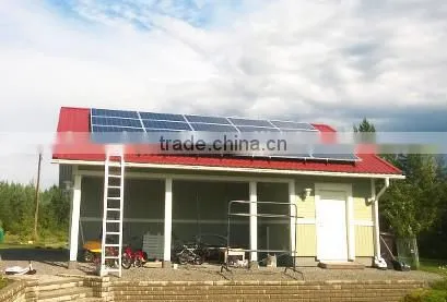 Easy installation away from water leaking/rooftop solar panel mounting system