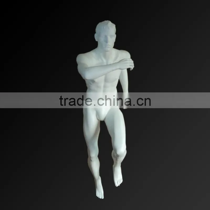 high quality grey female running sports mannequin
