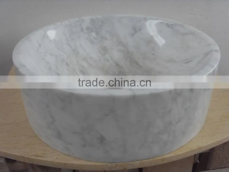 Fancy good quality white onyx vessel sink wholesale