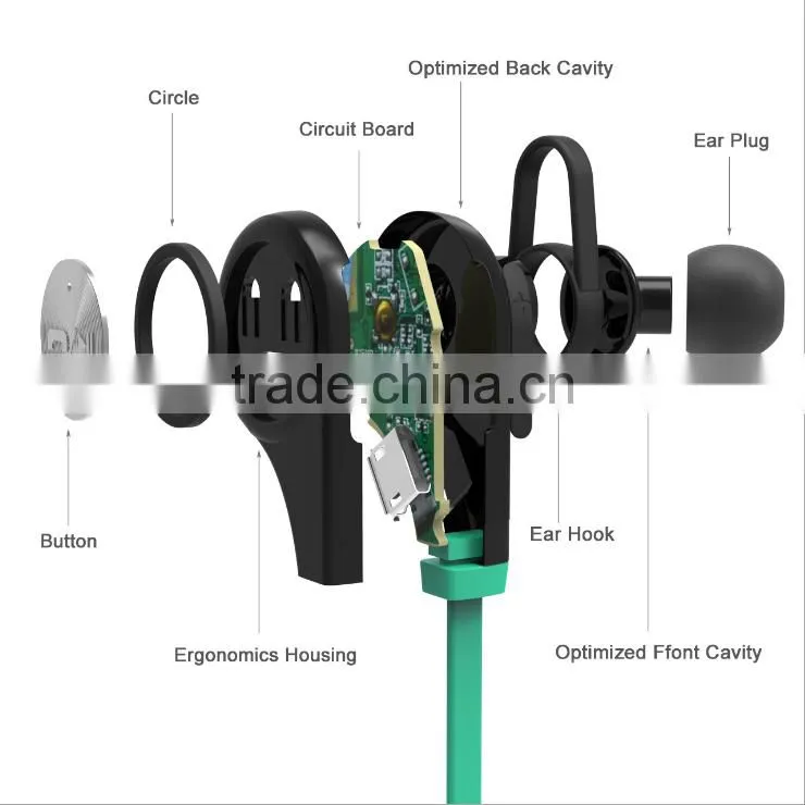 Sports Stereo Bluetooth Wireless Headset, A9 Colorful Double Wireless Earphone For Outdoor Sports