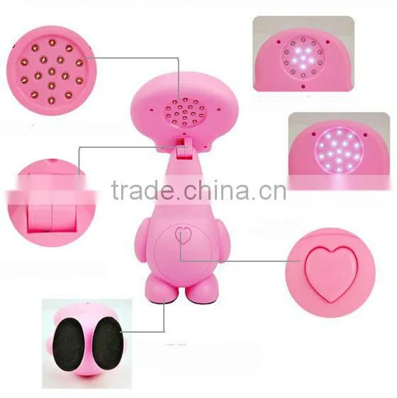 Supply fashion Cool bear Palestinian 16LED folding table lamp