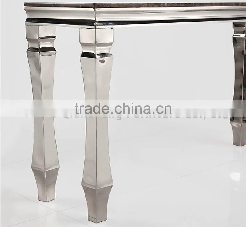 black marble top console table for hotel