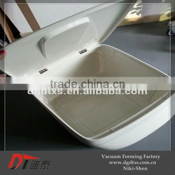 OEM plastic tool box for Motorcycle by vacuum forming