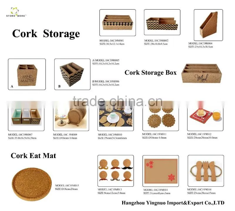 Leaf Shape Personalized Cork Place Mat