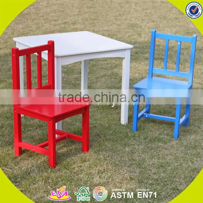 Wholesale colorful wooden animal shape table and chairs best selling kids table and chairs W08G089