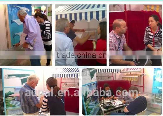 Manual 8.2'*6.6' Retractable patio deck awning outdoor sun shade canopy shelter, hot sale in Ebay,Trade assurance supplier