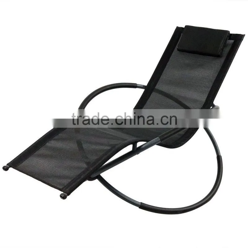 Factory supply the customized tan zero gravity chair lounge chair for relax for hot sale