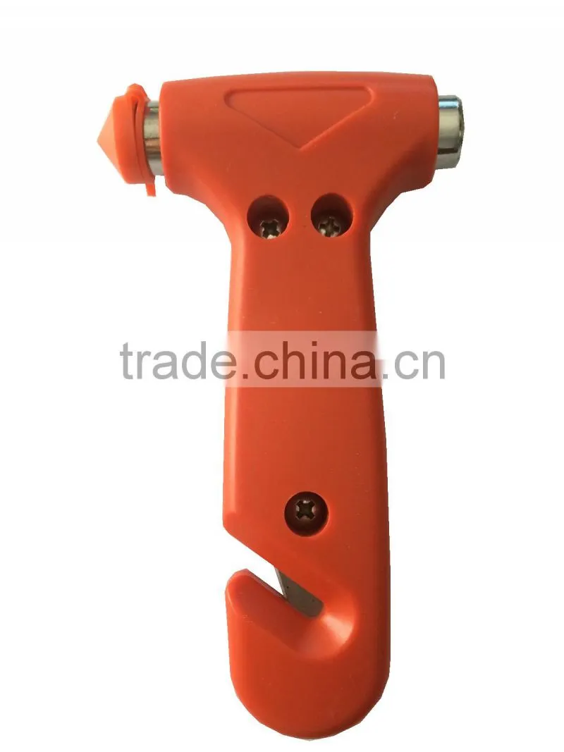 Car Safety Hammer with knife to cut safety belt