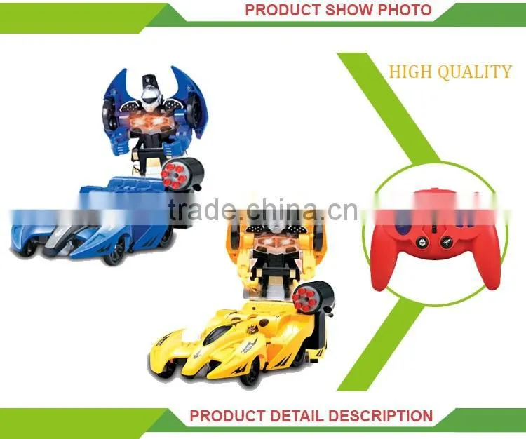 Hot sale rc trans robot toy car best robot toys