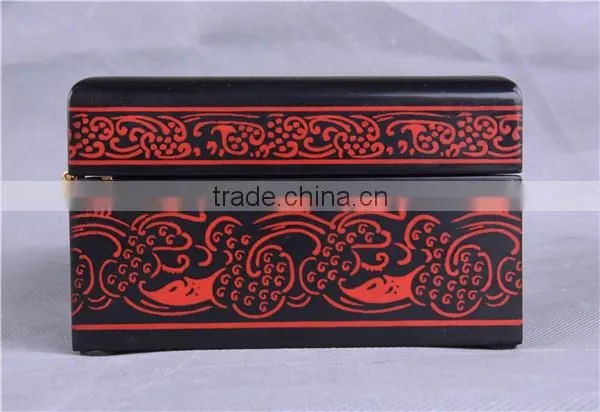 Red chinese lacquer Jewelry boxes/chinese style/eastern design/Home Decoration