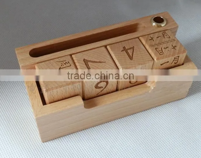 2016 wooden calendar, office wood calendar