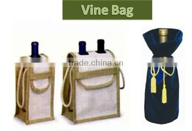 Ideal promotional jute wine bag