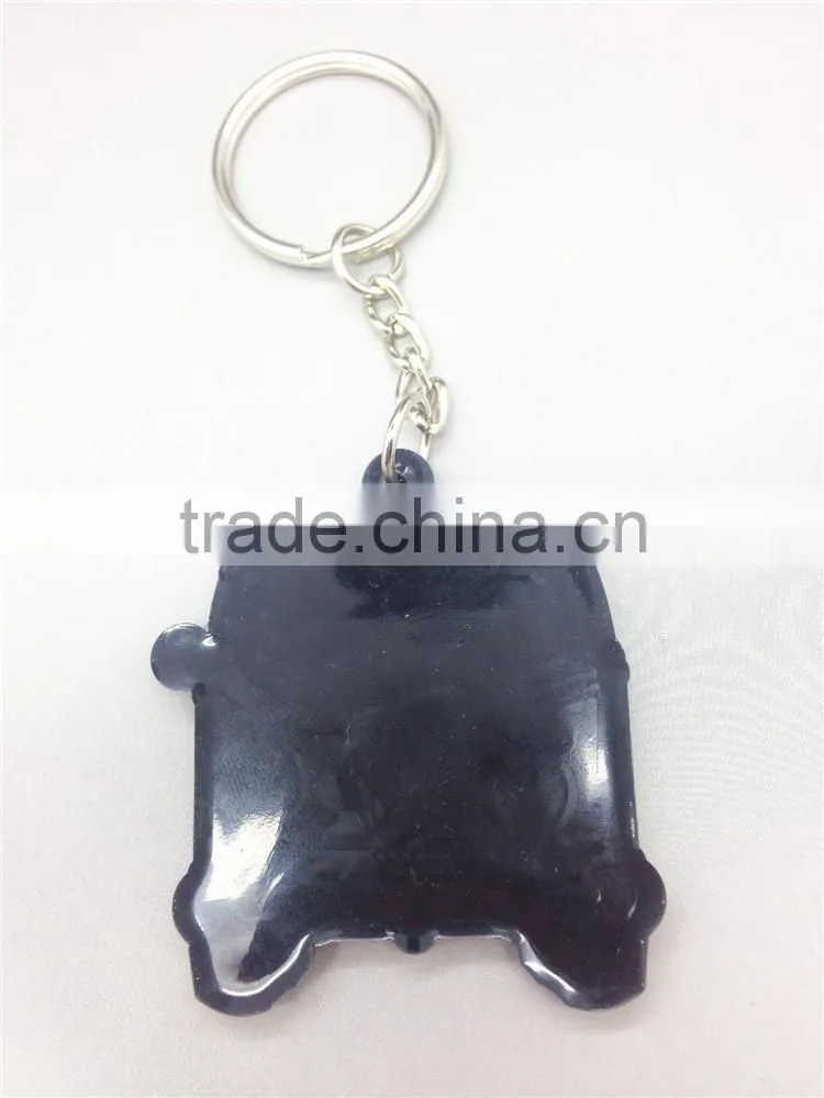 2016 Factory price custom rubber pvc keychain in China