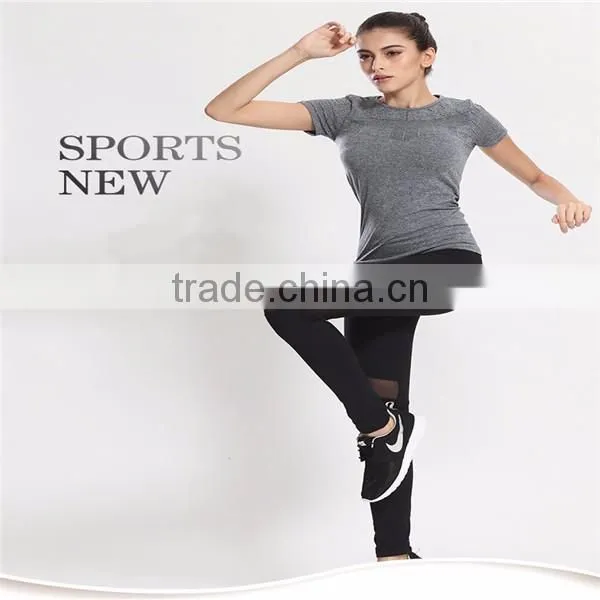 Factory wholesale custom design mesh yoga pants women's sportswear yoga wear