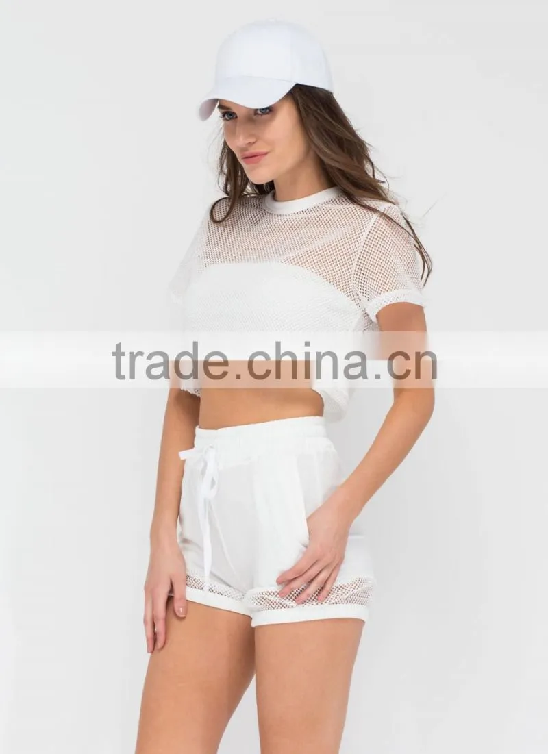 2017 New latest sports wear Casual tops and shorts