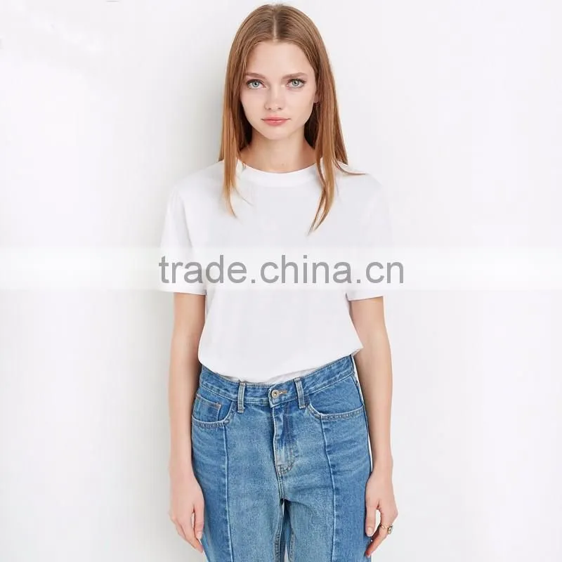 best sell latest fashion long top design new model sexy women t shirt