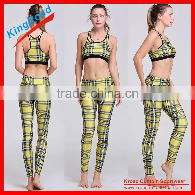 Custom printed fitness leggings, design your own tights