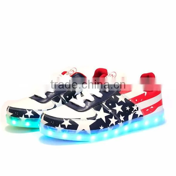 USB Charging Children Led shoes boys,girls lighted shoes kids Led flash shoes