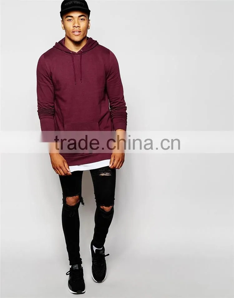 Wholesale 100% cotton hoodie high quality cheap plain hoodies
