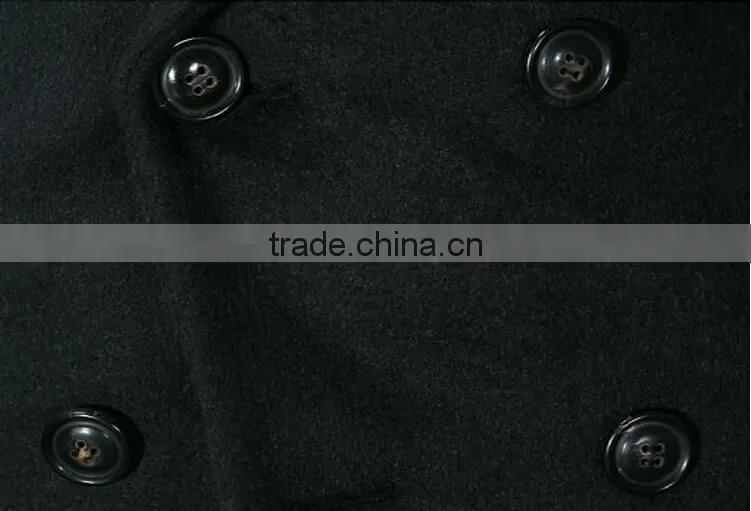2014 Double-Breasted New Season Lastest Design Slim Fit Mens Cashmere Men Coat