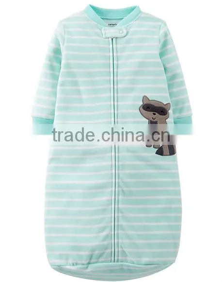 China alibaba applique cotton terry baby sleeping bag,new kids sleeping bag