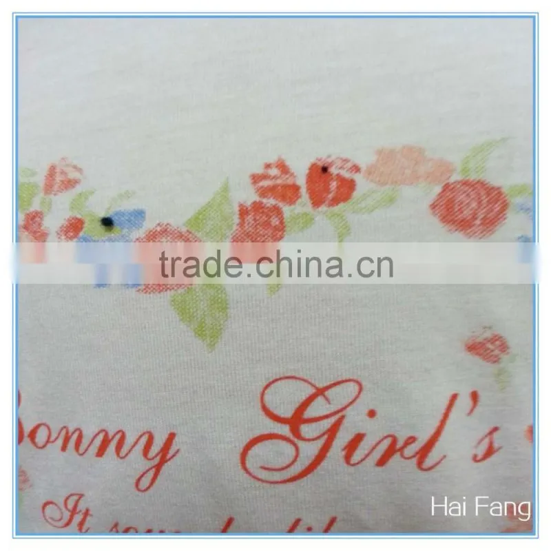 Children girls printting bubble sleeve t shirt, girl t shirts printed designs, fancy girl short sleeve t shirt