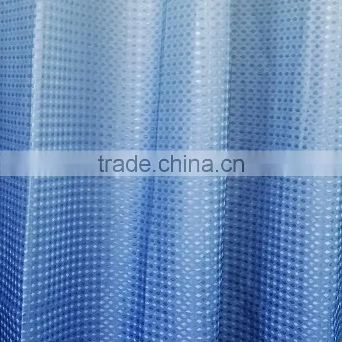 Waterproof Custom Gradient Color Jacquard Point Shower Curtain for Hotel
