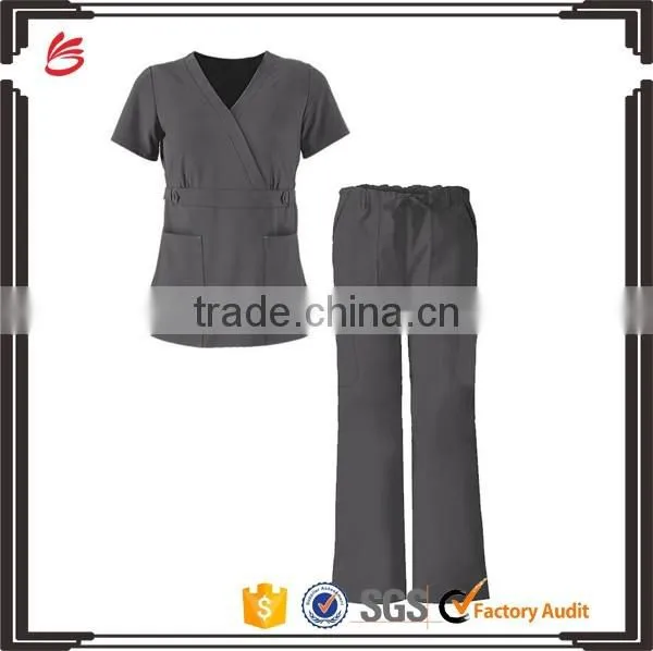 Women's medical diagnostic set Missy 2 Pockets scrub top set