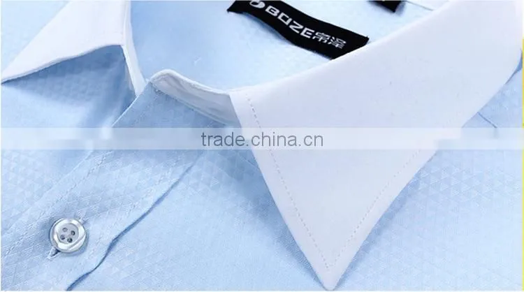 China shirt manufacturer 2015 wholesale mens dress foreign trade export shirts with good quality