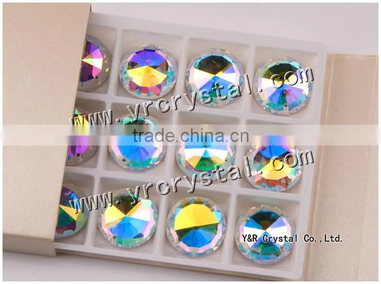 ab aurora crystal beads sew on beads for wedding dress