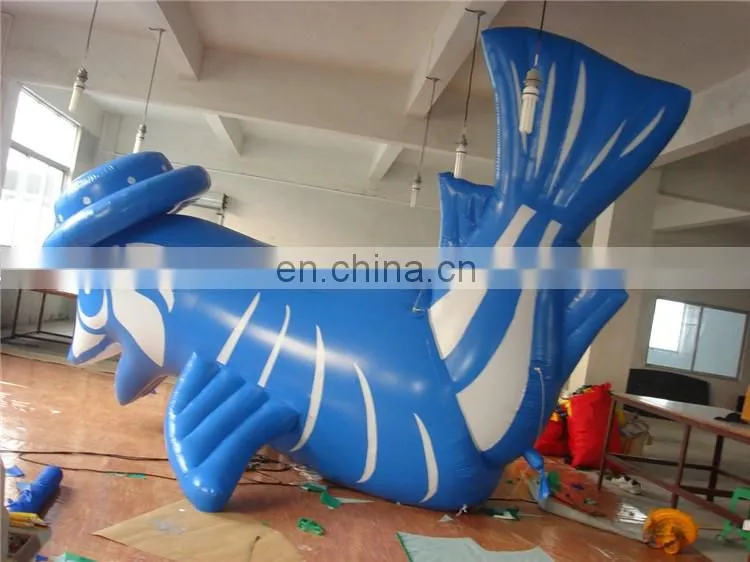 2016 OEM/ODM customized new style giant inflatable dolphin for decoration