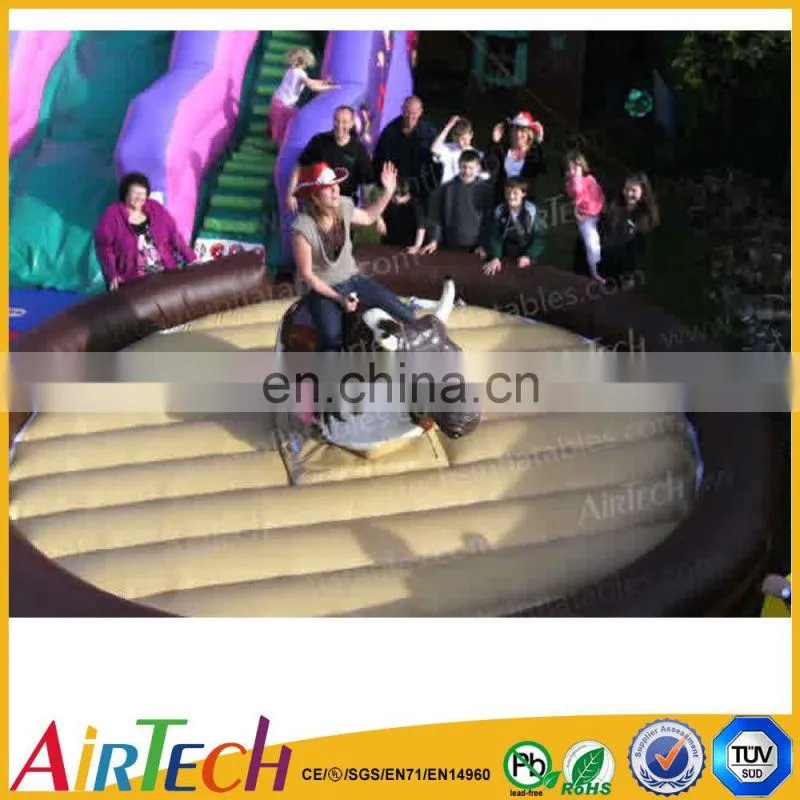 high quality PVC Tarpaulin inflatable mechanical bull game