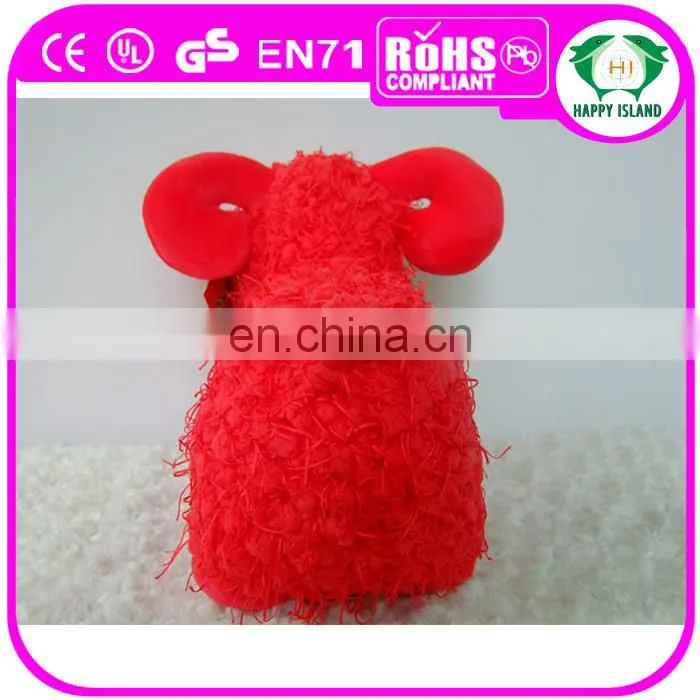 Hot! handmade new year toy/chinese new year plush toy/sheep plush toy