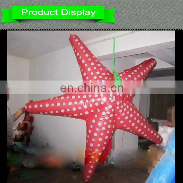 Inflatable LED stelleroid inflatable Starfish for decoration