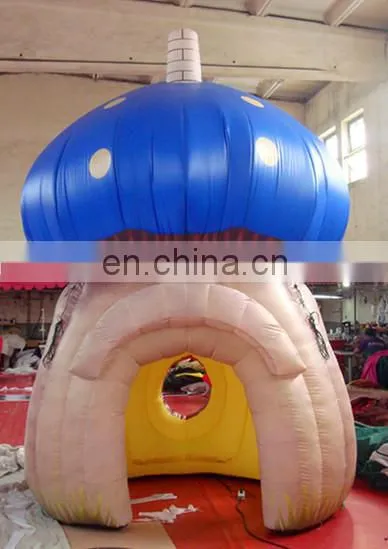 Hot sale Small house inflatable Decoration mushrooms
