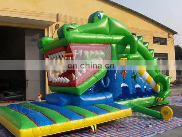 Inflatable Crocodile Slide with new design for sale
