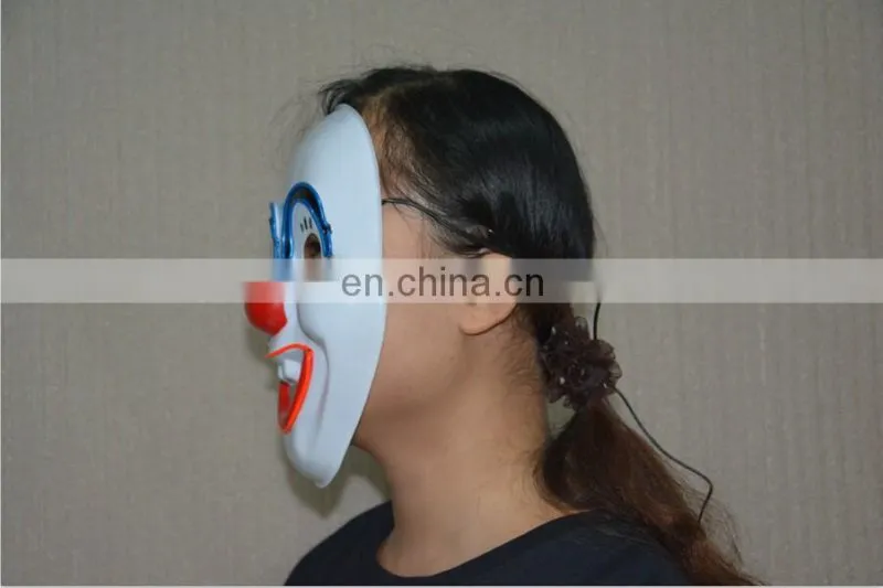 2016 Custom Unisex Led Light Up Party Mask, Led Glowing Mask