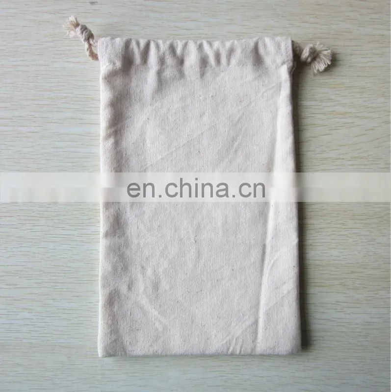 100%cotton small drawstring bag high quality drawstring bag cheap price
