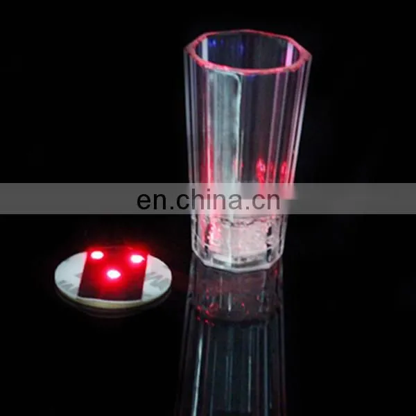Glovion cool coaster for party led sticker coaster Led flashing coasters