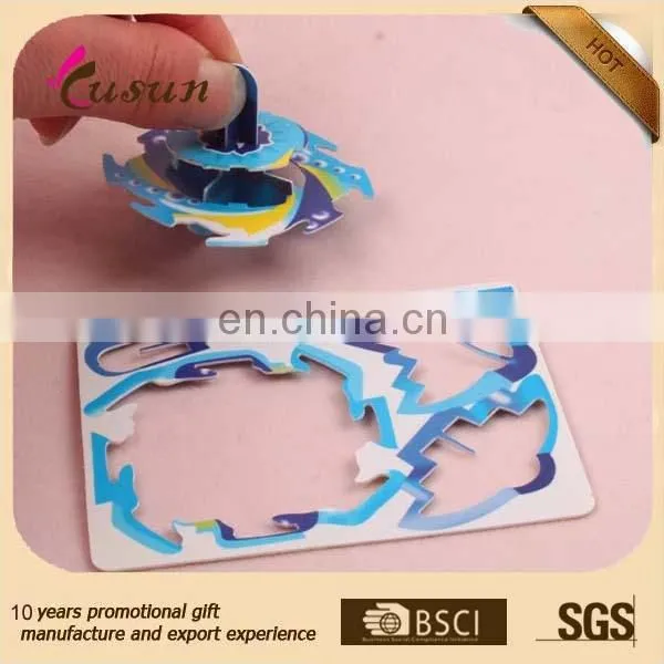 3d card puzzle
