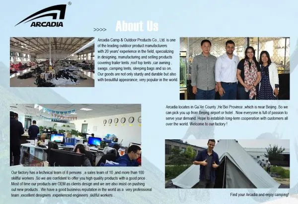 Arcadia Camp & Outdoor Products Co.ltd. company overview - view 1