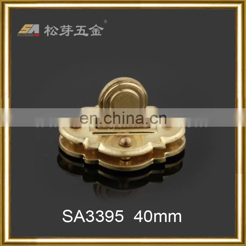 Golden Italy fashion handbag accessories metal bag lock